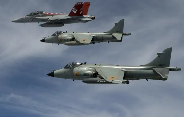 Flight, fighter, fighters, pair, Boeing, bomber, attack, Super Hornet