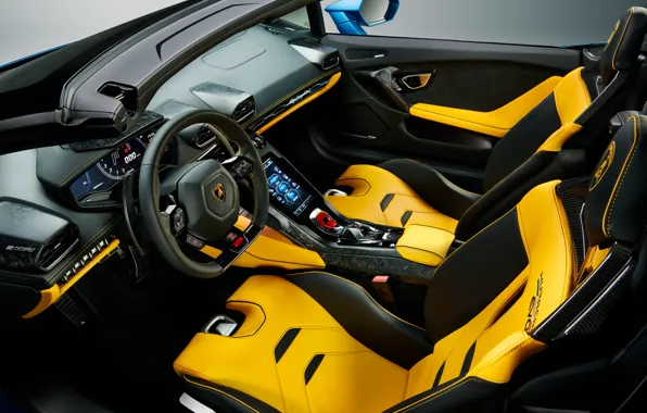 Lamborghini, salon, Spyder, Huracan, 2020, RWD, Huracan EVO