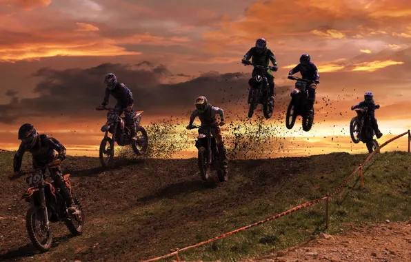 Picture race, sport, motocross