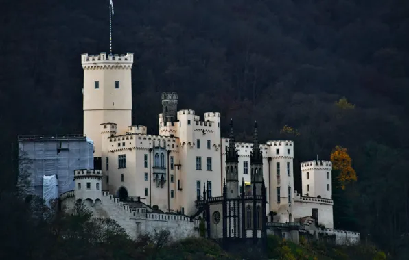 Rhineland-Palatinate, Rhineland, Stolzenfels Castle. Koblenz, Germany Europe