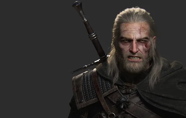 Blood, Sword, Scars, Cloak, Armor, The Witcher, Witcher, Geralt of Rivia