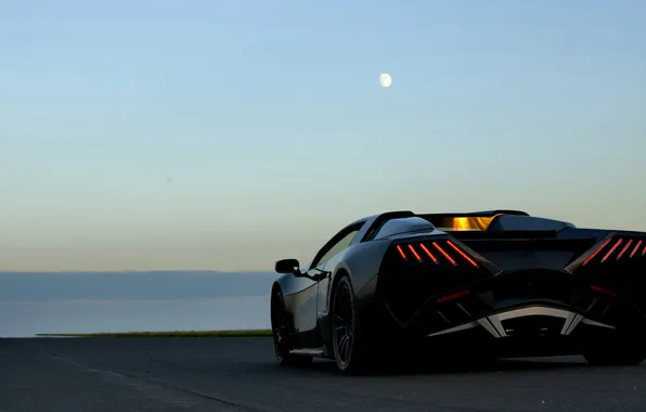 Picture asphalt, the moon, sports, Arrinera, dimensions