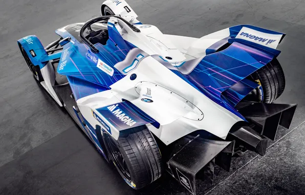 Rear view, 2018, Formula E, Electric Race Car, BMW iFE.18