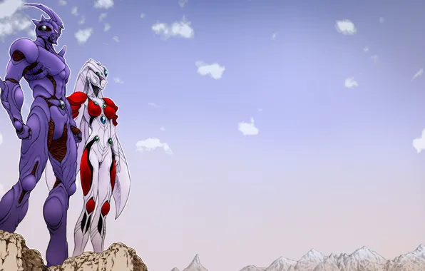 People, robots, fur, Guyver, Guyver