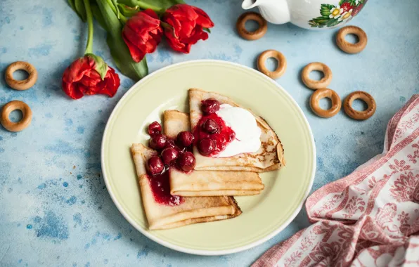 Tulips, Pancakes, Carnival, Jam, Dryings