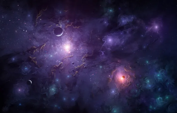 Stars, Planet, Space, Nebula, Star, Planet, Planets, Star