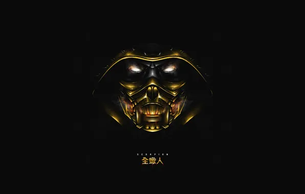 Dark, Scorpio, Minimal, Mortal Kombat, Mortal Kombat, Scorpion