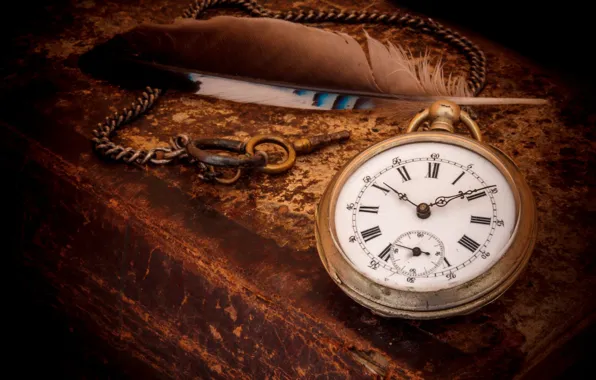 Time, watch, key