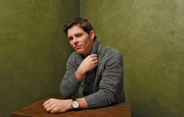 Photoshoot, James Marsden, Sundance, for the film, D-Train, The road to Hollywood