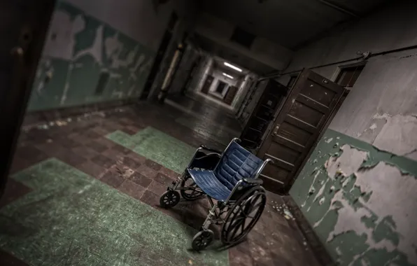 Background, door, stroller