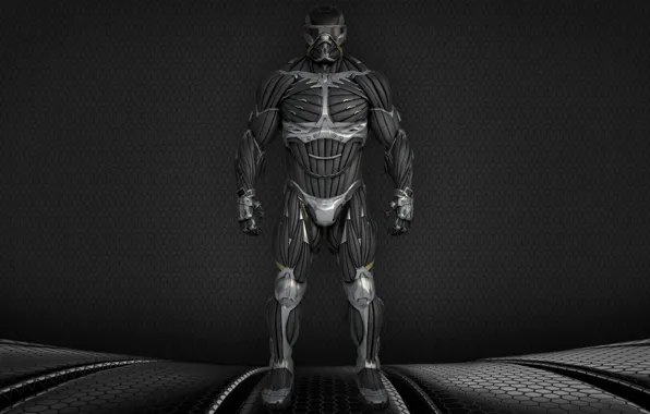 Crysis, USA, game, Crysis 2, front, man, nanosuit, suit