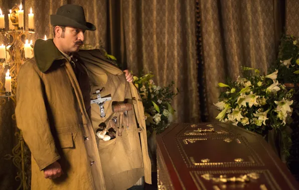 Actor, the series, the coffin, men, hunter, character, Dracula, Dracula