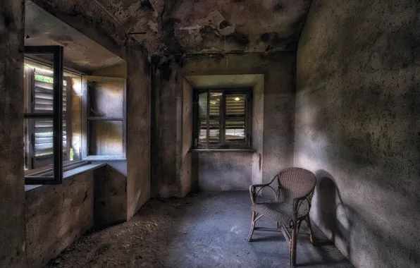 Room, window, chair