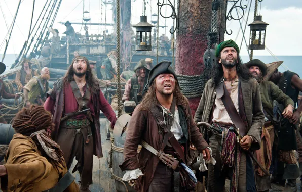 Pirates of the Caribbean, the ship, pirates of the caribbean, views, amazement