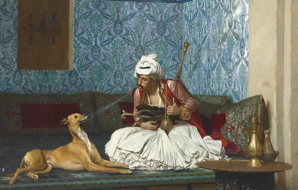 Picture interior, picture, joke, Jean-Leon Gerome