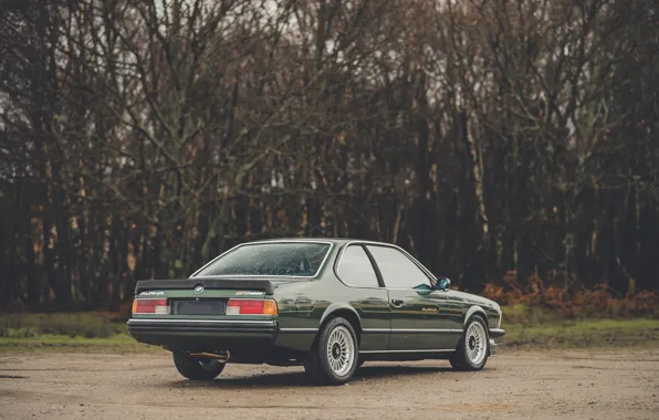 BMW, Green, Coupe, Side, Turbo, Alpina, Rear, Alpina B7