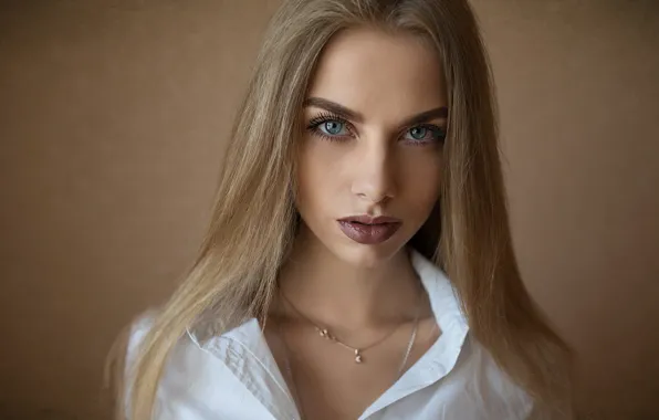 Portrait, makeup, Karina, retouching, Dmitry Sn