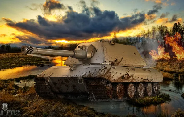 Game, weapons, game, weapon, world of tanks, world of tanks, tank, E-100