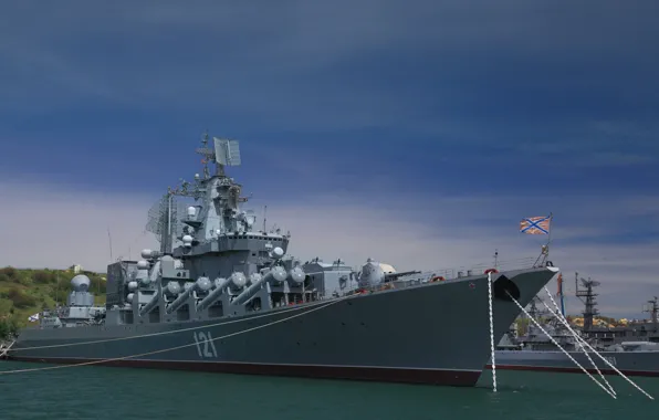 Moscow, cruiser, rocket, guards, the project 1164