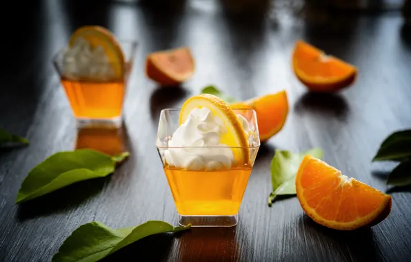 Orange, Cocktail, cream
