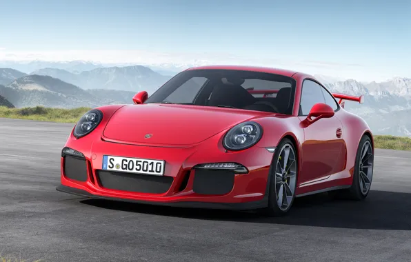Picture Red, 911, Porsche, Red, Porsche, Car, GT3, Sports car