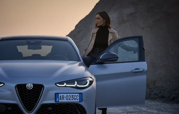 Girl, The door, Alfa Romeo, Alfa Romeo, Alfa Romeo Giulia, Compact executive car, Alfa Romeo …