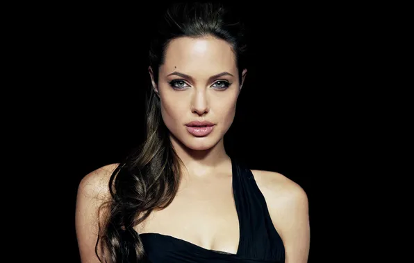 Wallpaper, model, actress, Angelina Jolie, Angelina Jolie, lips, beauty, wallpaper