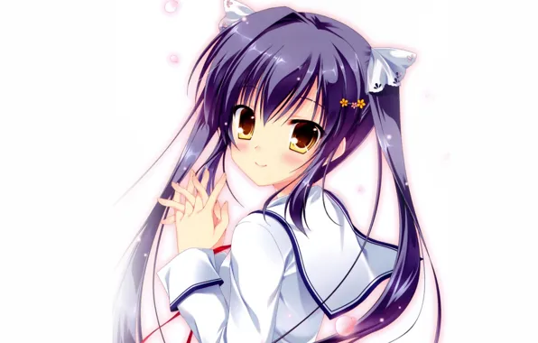Mood, anime, art, girl, manga, tails, Little Busters!