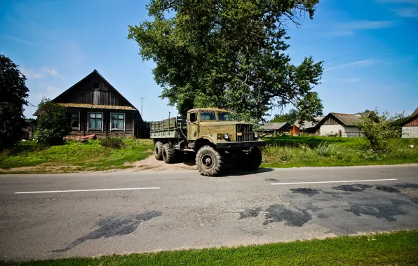 Truck, USSR, KrAZ 255b, The Ogre, KRAZ