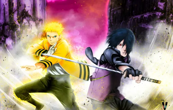 Naruto e Sasuke  Anime naruto, Naruto, Naruto uzumaki