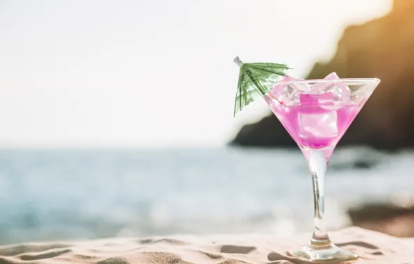 Sand, sea, beach, summer, stay, watermelon, cocktail, summer