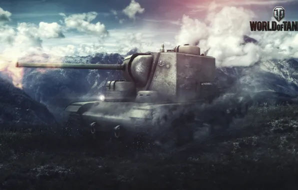 Game, USSR, Games, Art, World of Tanks, FuriousGFX, KV-5, KV-5