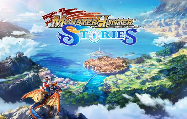 Anime Monster Hunter Stories: Ride On HD Wallpaper