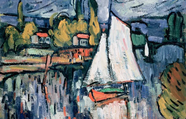 Maurice de Vlaminck【水辺の風景】