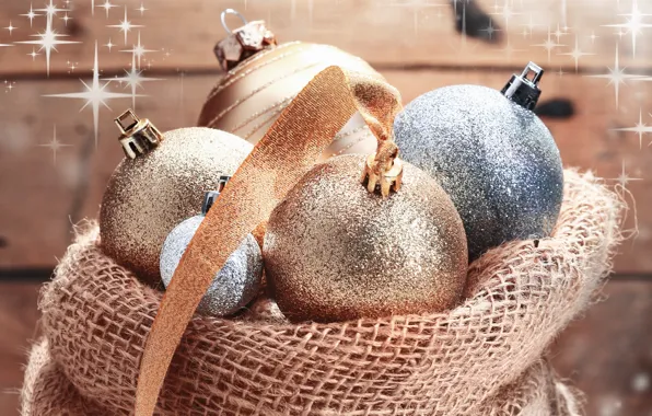 Balls, decoration, holiday, balls, toys, New Year, Christmas, tape