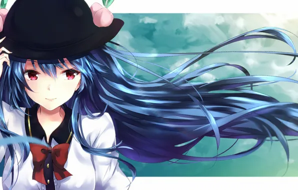 Girl, hat, Touhou, Touhou