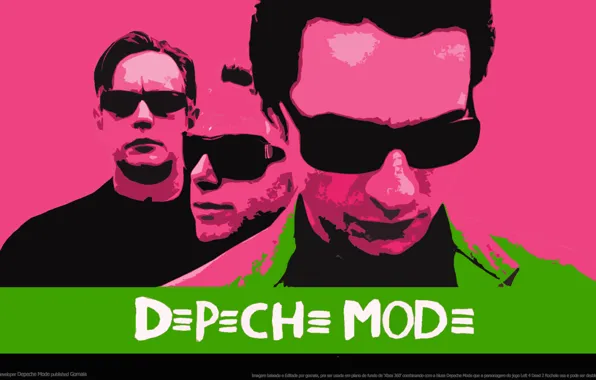 Picture Depeche Mode, Martin Gore, Dave Gahan, Playing The Angel, Andy Fletcher