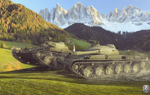 Picture mountains, tank, USSR, tanks, WoT, World of tanks, tank, World of Tanks