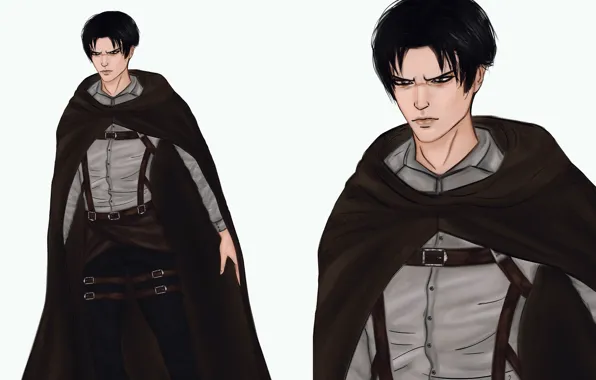 Art, Attack Of The Titans, Levi Ackerman, by valeryvy