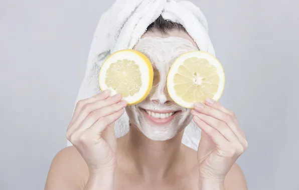 Smiles, lemons, masks, treatments
