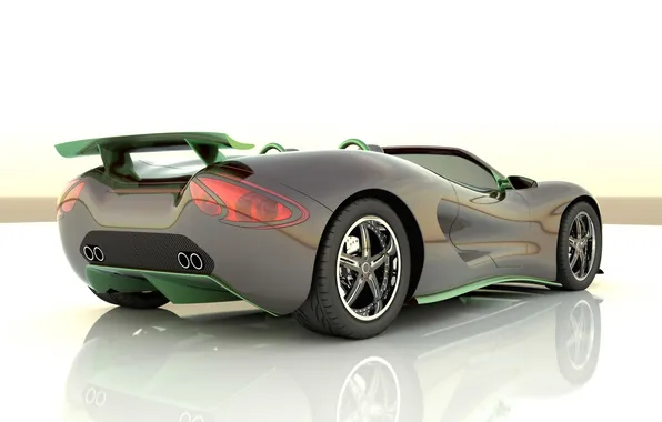 Picture green, speed, Ronn Motor Scorpion