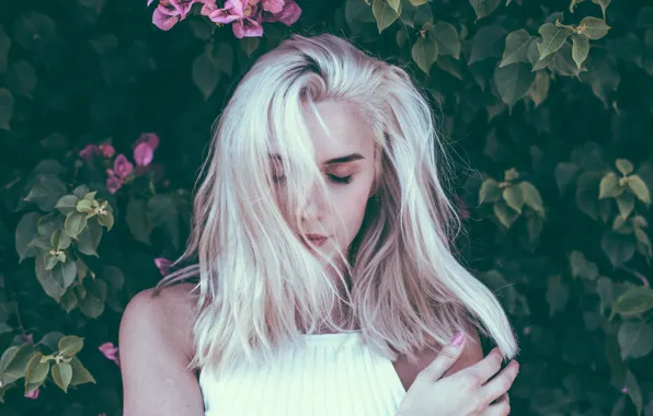 Girl, portrait, blonde