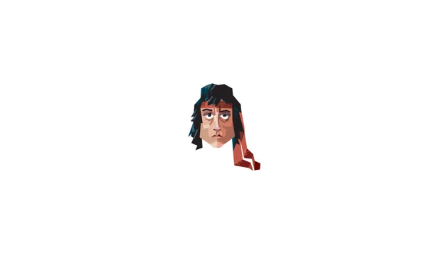 Picture face, minimalism, Sylvester Stallone, Rambo
