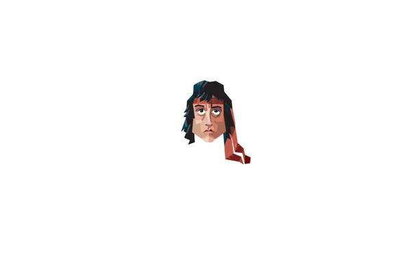 Face, minimalism, Sylvester Stallone, Rambo