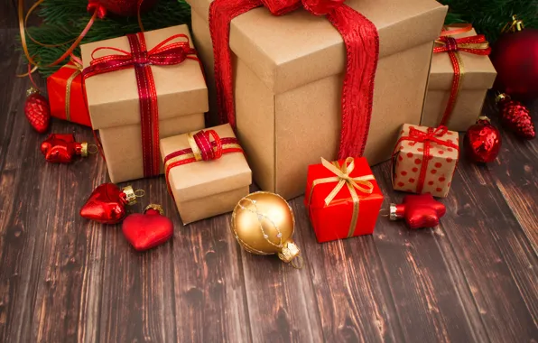 Picture decoration, toys, New Year, Christmas, gifts, happy, Christmas, wood