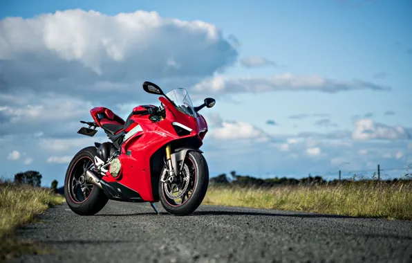 Red, Ducati, Panigale V4S