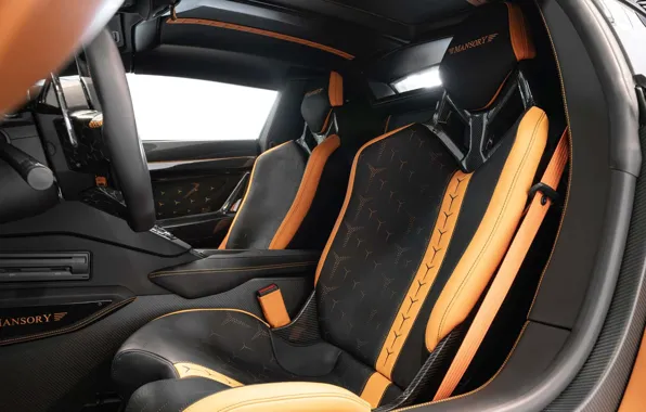 Tuning, Lamborghini, seat, hypercar, the interior of the car, by Mansory, Lamborghini Aventador SVJ, Aventador …