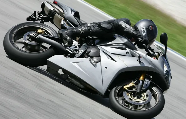 Black, speed, turn, motorcycle, black, daytona