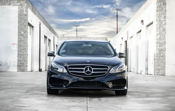 Mercedes-Benz, wheels, black, Mercedes, front, E350, Chevy