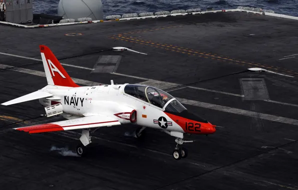 Picture deck, landing, T-45 Goshawk, TCB, US Navy